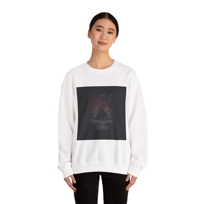 "Whispered Secrets of the Shadows" Gothic Crewneck | Dark Fantasy Sweatshirt