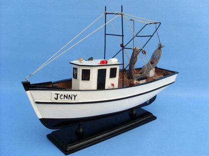 Wooden Forrest Gump - Jenny Model Shrimp Boat 16""