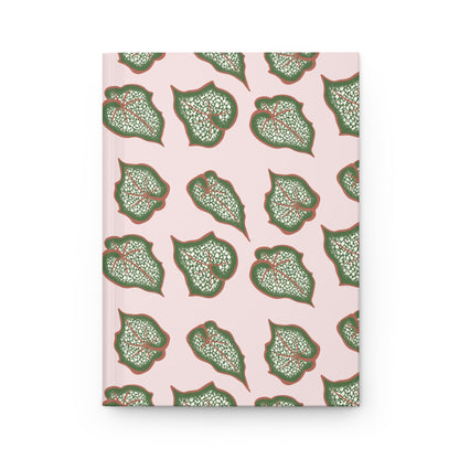 Begonia Pattern Hardcover Journal