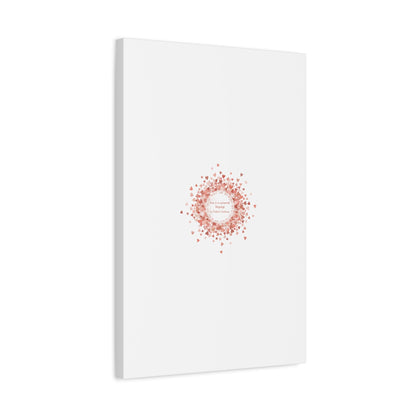 Tiny Heart Confetti Canvas | Matte Stretched Wall Art