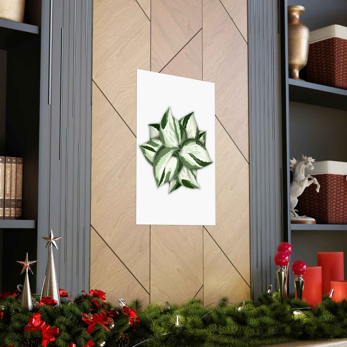 Manjula Pothos Botanical Print – Unframed Wall Art