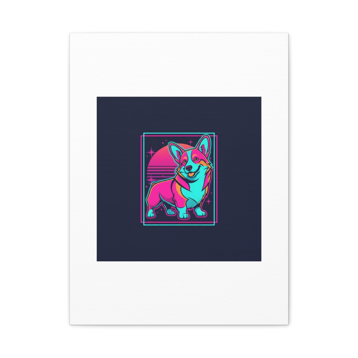 Platonic Love Corgi Canvas | Friendship Valentine, Galentine’s Wall Art