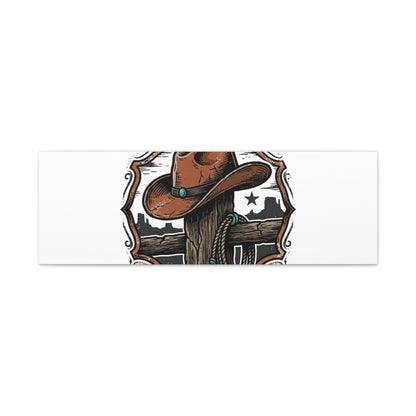 Built on Dust and Honor Canvas | Western cowboy, vintage Americana