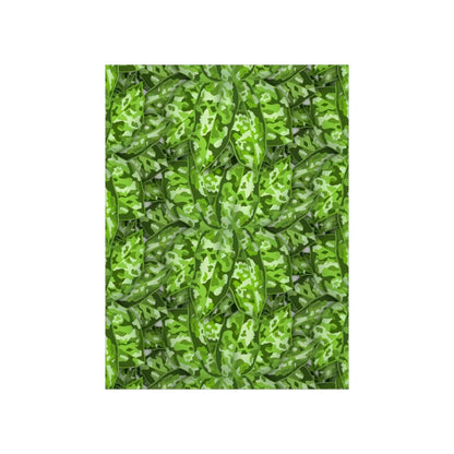 Aglaonema Pictum Botanical Print – Unframed Wall Art