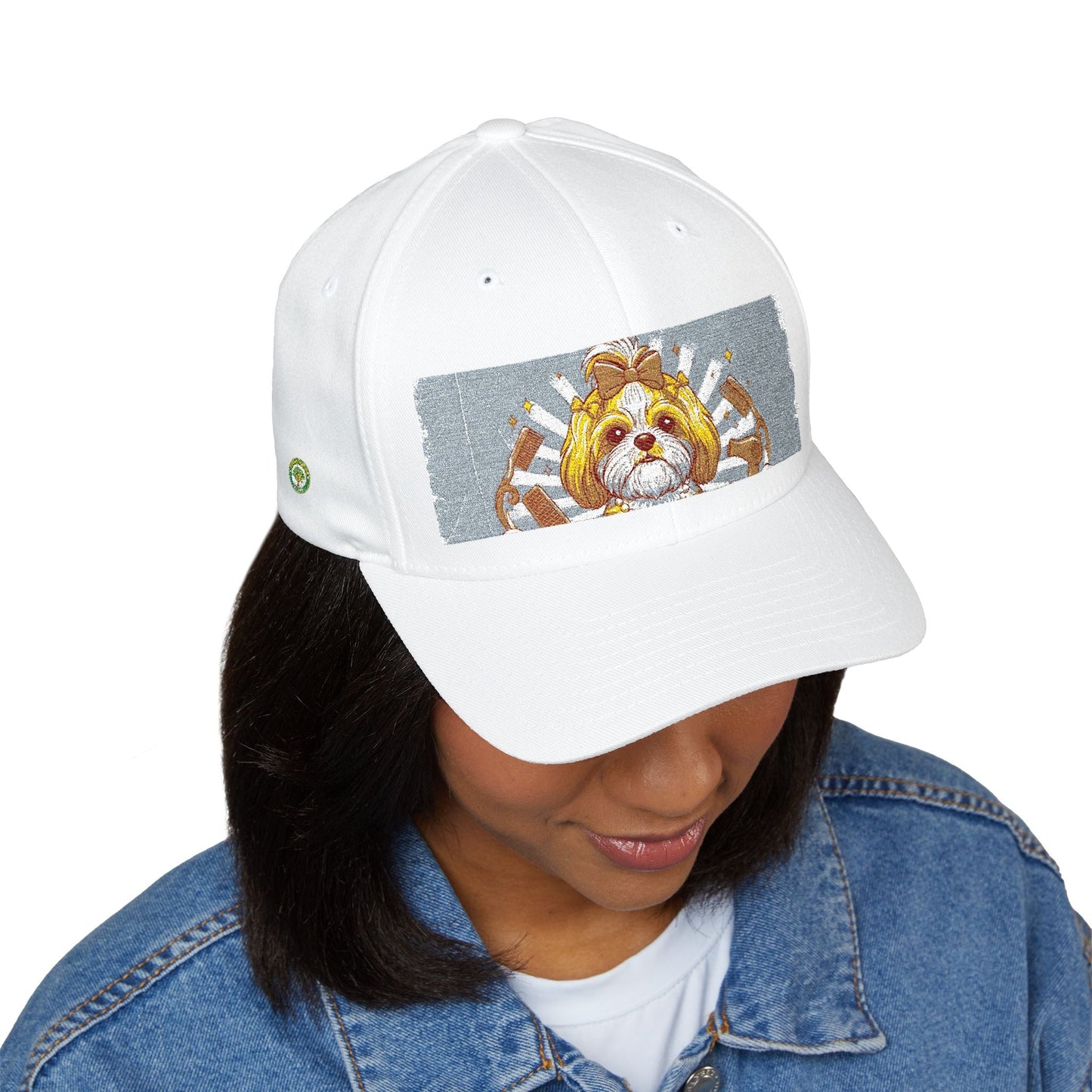 Funny Shih Tzu Relaxing Embroidered Cap