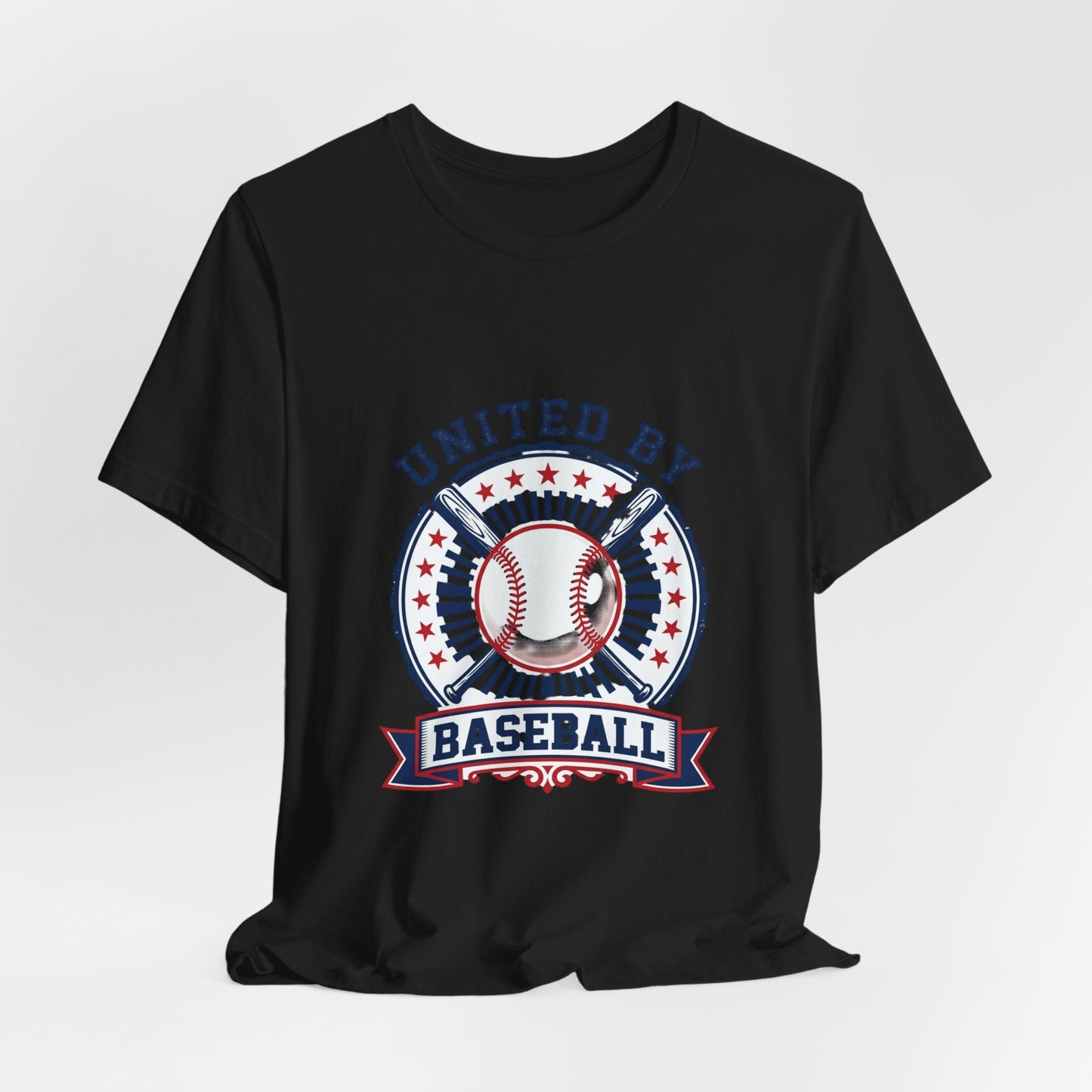 United by Baseball Tee | Patriotic Baseball Shirt, Vintage Red White Blue