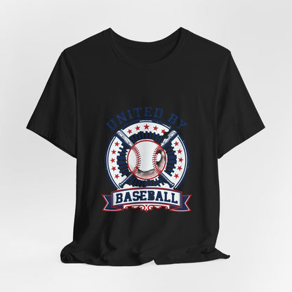 United by Baseball Tee | Patriotic Baseball Shirt, Vintage Red White Blue