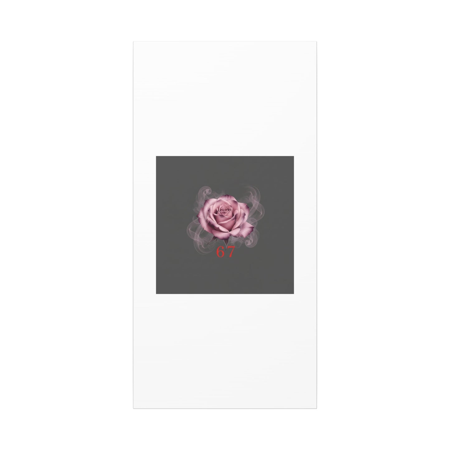 6 7 Valentine's Canvas | Viral Gothic Rose Wall Art | 6 7 Meaning Dark Romance