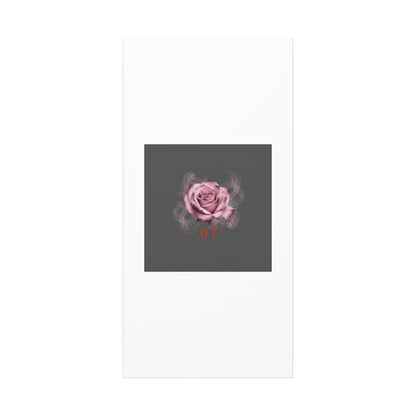 6 7 Valentine's Canvas | Viral Gothic Rose Wall Art | 6 7 Meaning Dark Romance