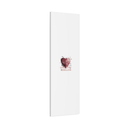 Love Is My Rebellion Canvas | Soft Grunge Hearts, Distressed Valentine Collage