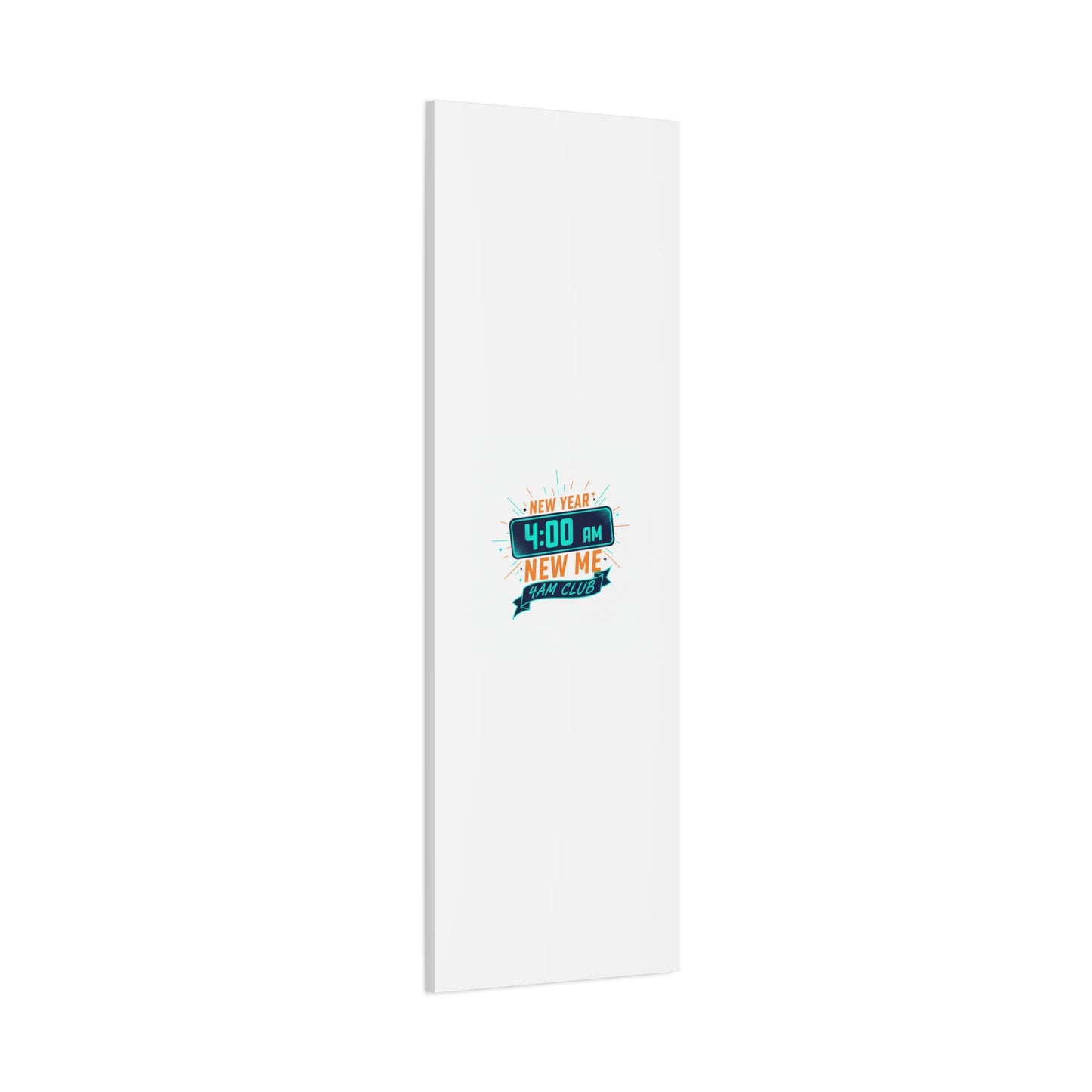 4AM Club New Year Graphic Canvas | Holiday Party Novelty, Festive New Year Decor