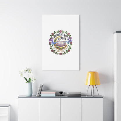 Romantasy Reader Canvas Print | enchanted bookish celestial gothic