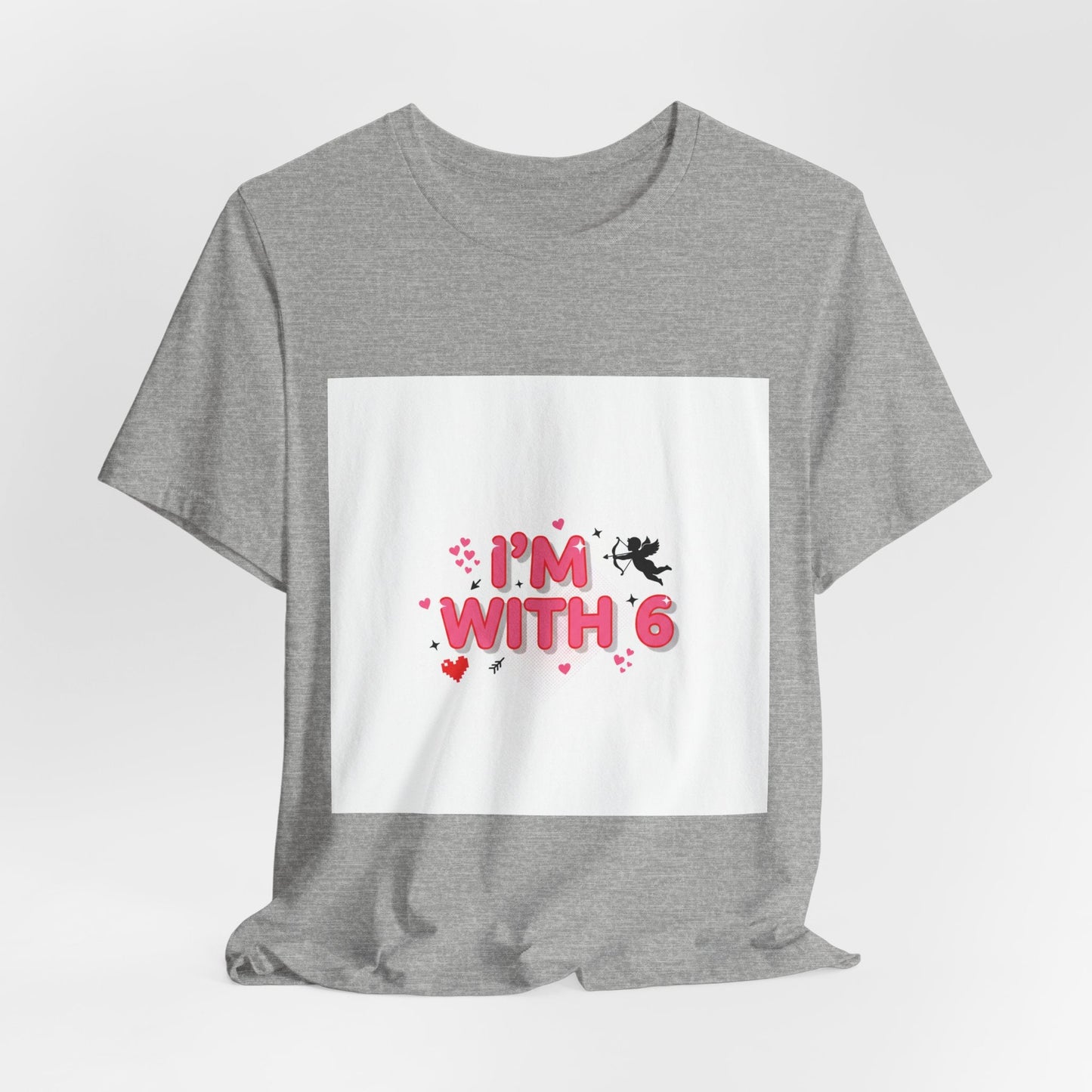 Valentine's I with 6 for 7 grid Tee