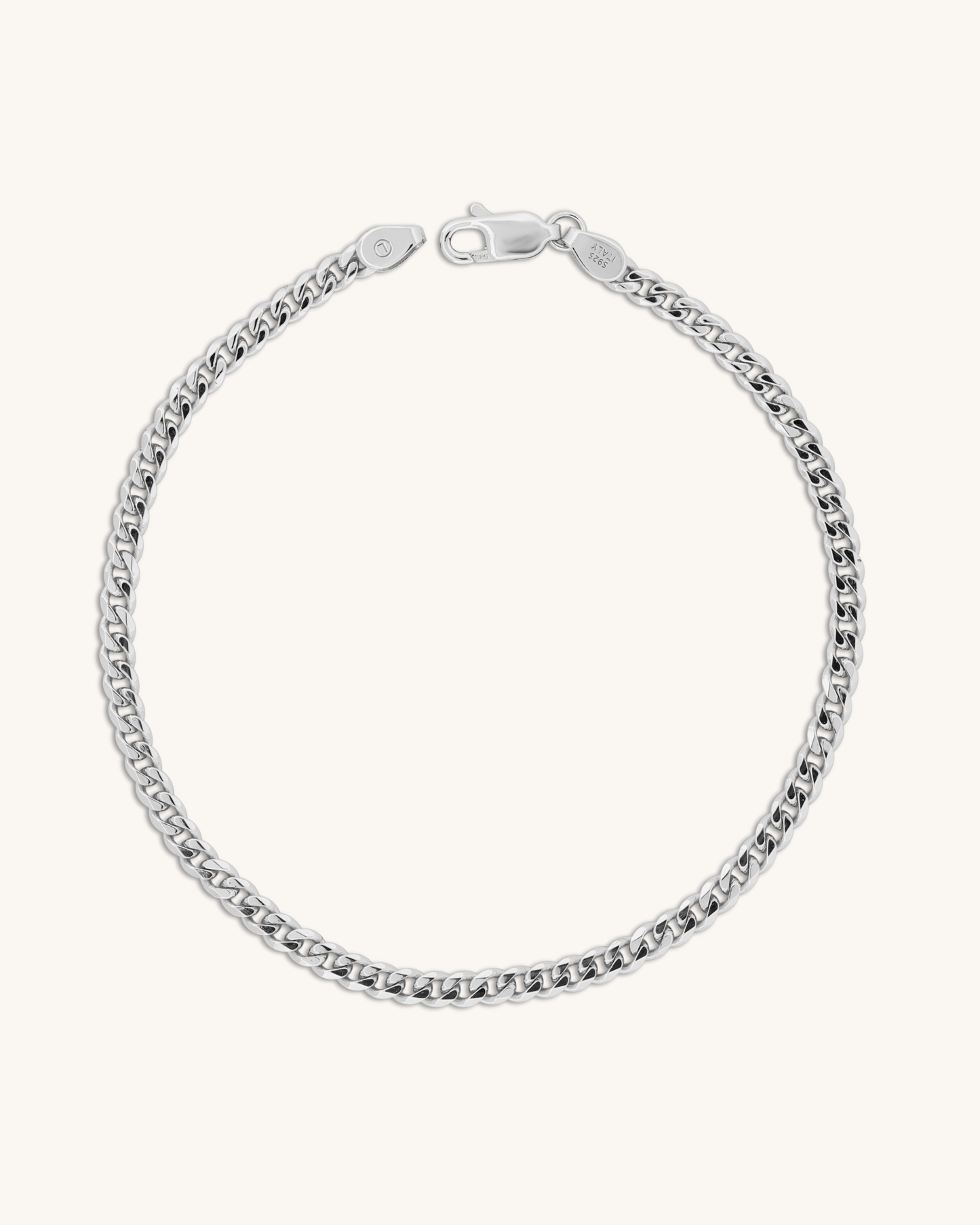 3mm Curb Chain Bracelet