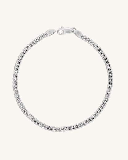 3mm Curb Chain Bracelet