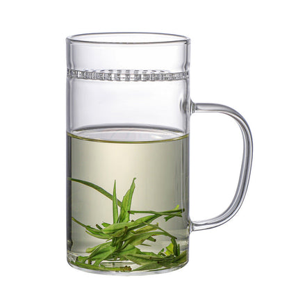 Household Green-tea Cup Comes With Filter Heat-resistance Glass