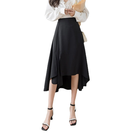 Women's Skirt With High Waist And Slim Design