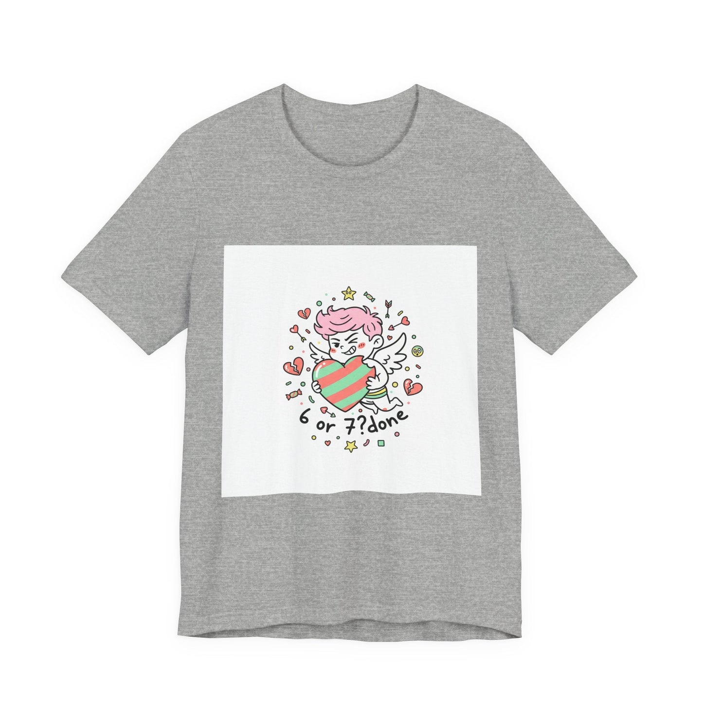 6 7 Weird Cupid Crewneck | Viral Valentine's Sweatshirt | Funny Quirky Love