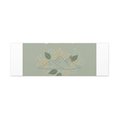 Breathe Mountain Line Canvas | Nature Symbols, Minimal Forest Wall Art