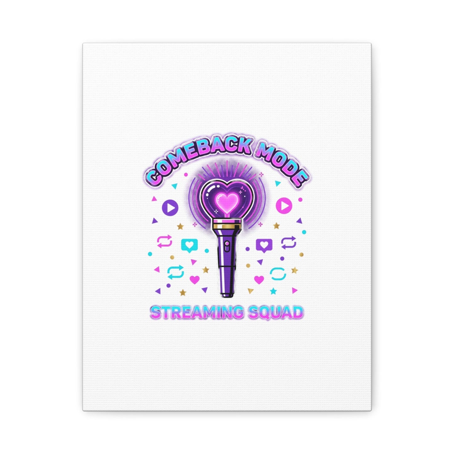 Comeback Mode Lightstick Canvas | K-pop Comeback, Streaming Squad