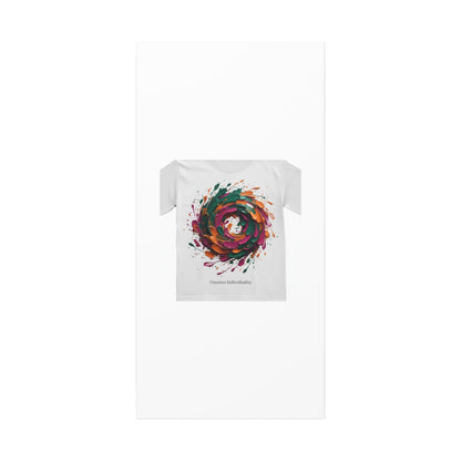 Painterly Abstract Floral Swirl Canvas | Matte Stretched Canvas