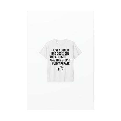 self-deprecating quote Canvas | sarcastic introvert wall art, anxiety humor