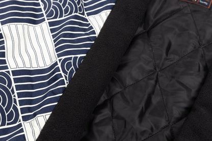 Men's Haori Style Autumn Winter Quilted Jacket Japanese Kimono Coat, Striped Loungewear, Indoor Wear. Lightweight Thermal Japanese Style Cotton Coat
