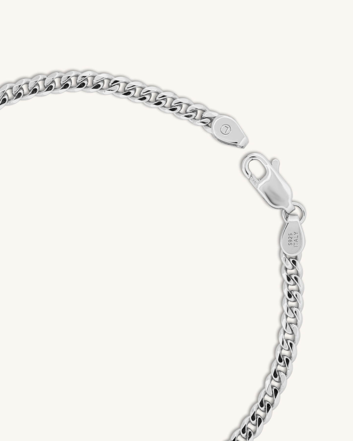 3mm Curb Chain Bracelet