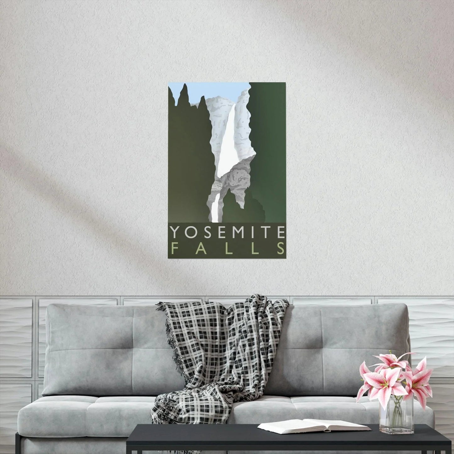 Yosemite Falls Print – Unframed Wall Art