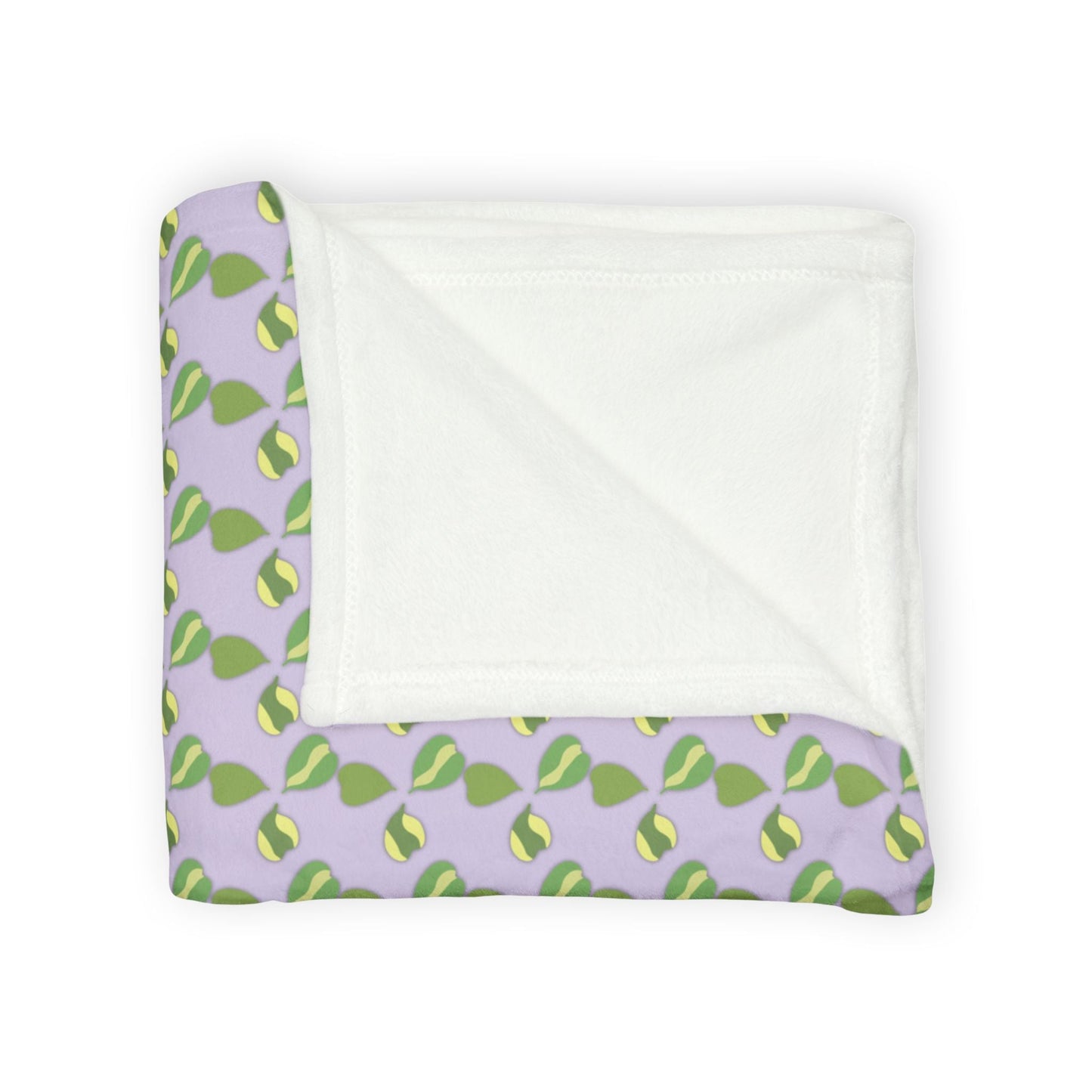 Hoya Kerrii Pattern Cozy Fleece Throw Blanket