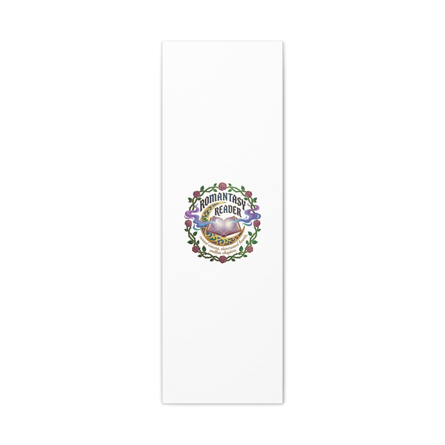 Romantasy Reader Canvas Print | enchanted bookish celestial gothic