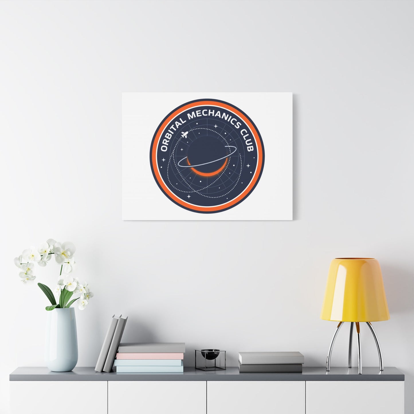 Orbital Mechanics Club Canvas | mission patch, space science