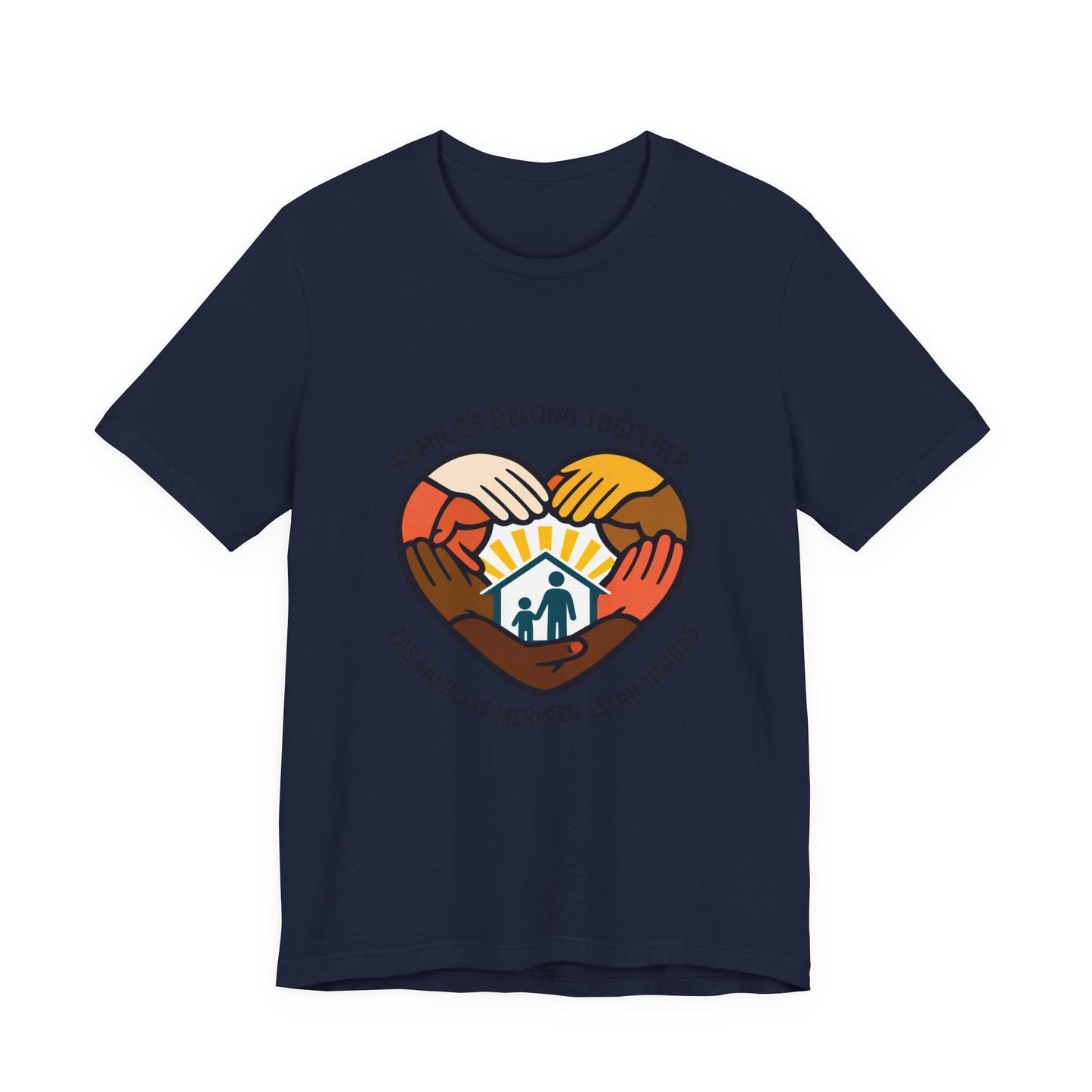Families Belong Together T-Shirt | family unity, solidaridad, immigrant rights