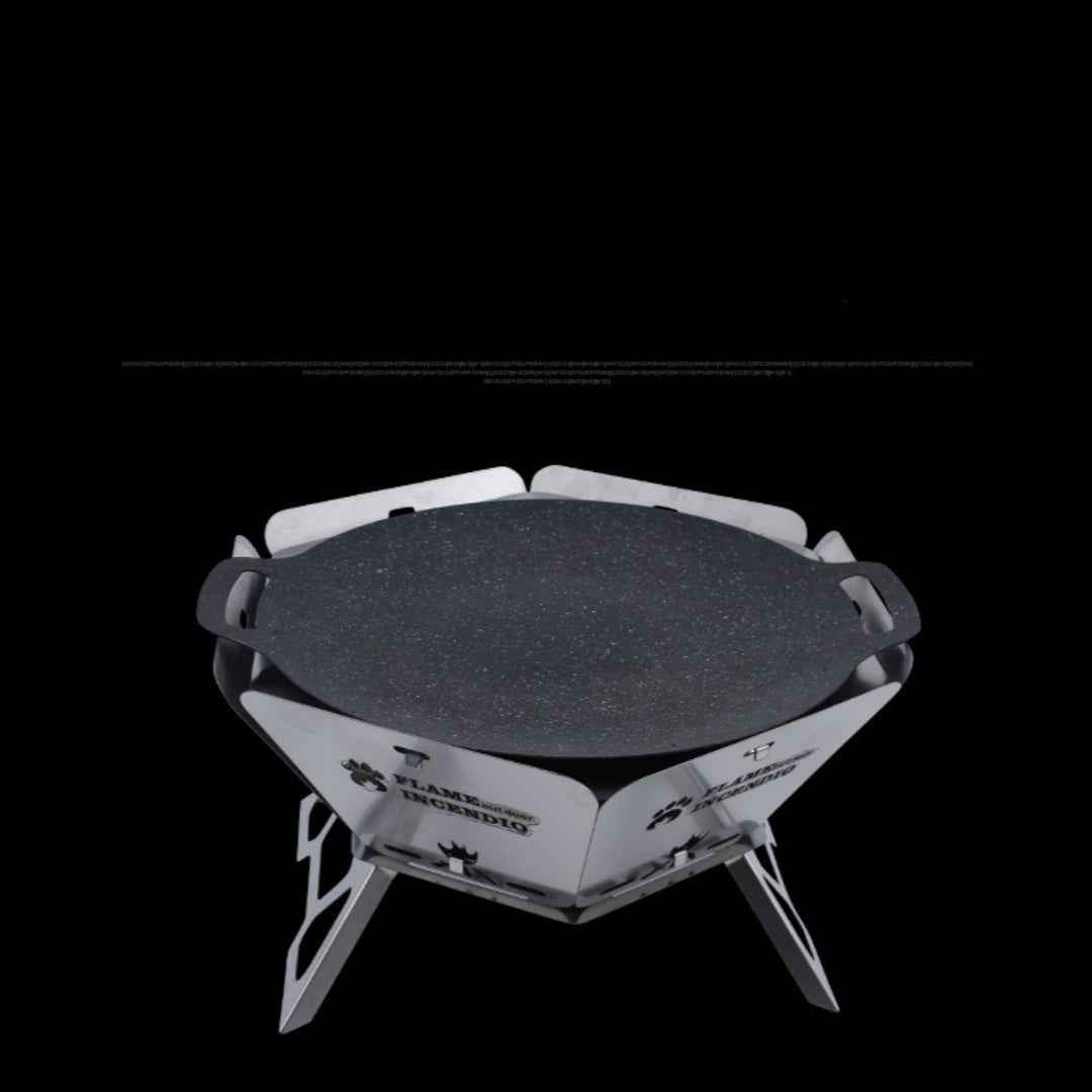 Portable Kebabs Outdoor Camping Charcoal Barbecue Grill