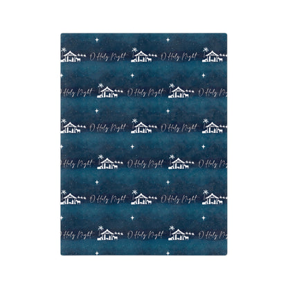 O Holy Night Minky Blanket