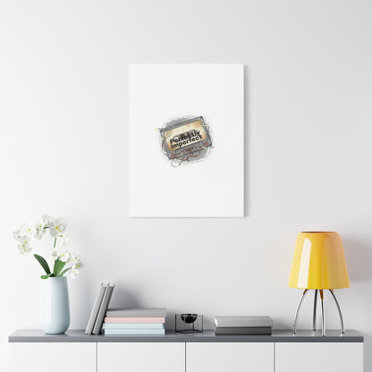 Perfectly Imperfect Cassette, Canvas Print | Analog Error, glitch art static