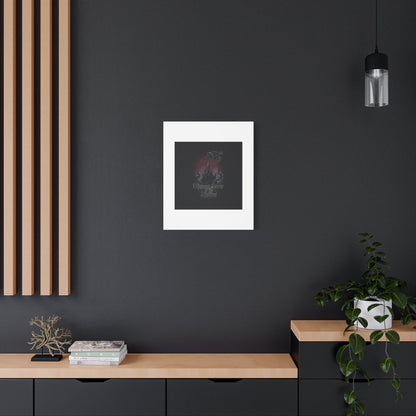Whispered Secrets of the Shadows Castle Wall Art, Matte Canvas | Gothic Medieval Decor
