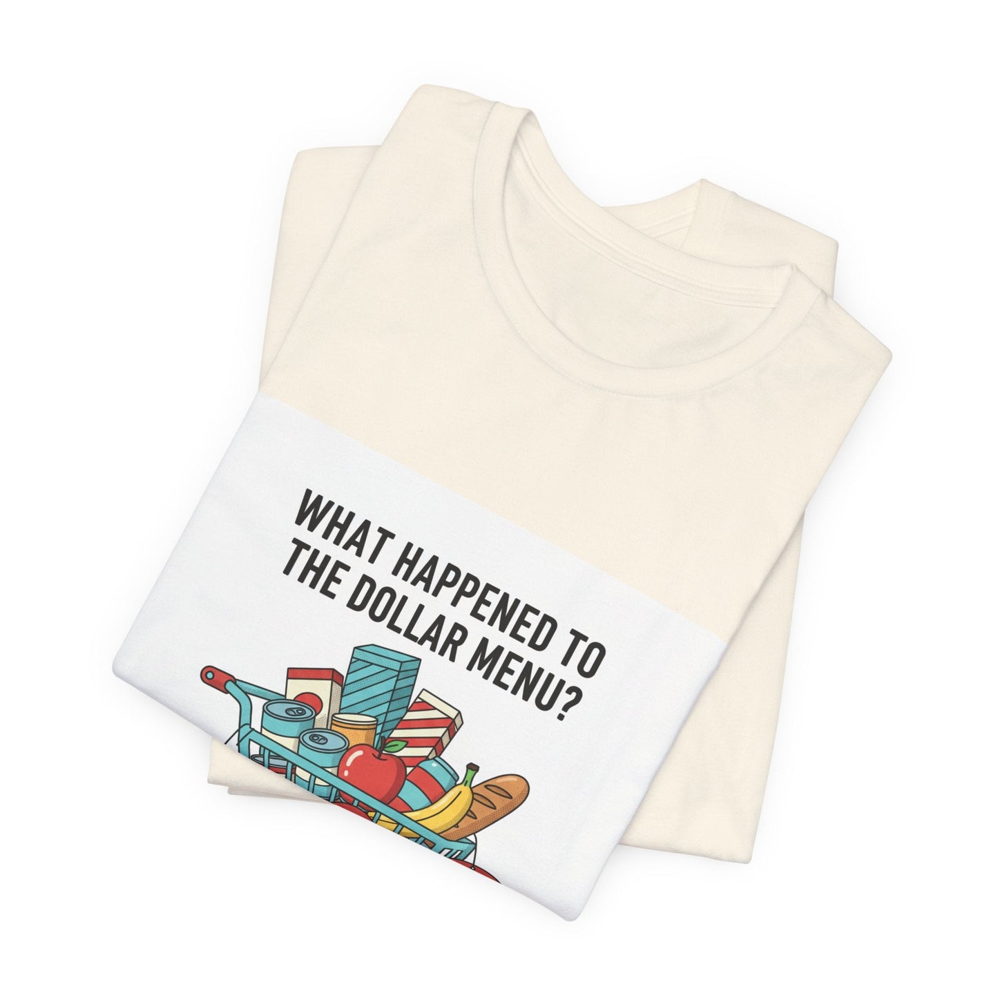 What Happened to the Dollar Menu Tee | grocery prices shirt, budget humor