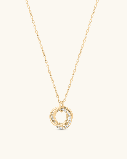 Triple Ring Necklace