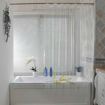 Magnetic Transparent Waterproof Shower Curtain