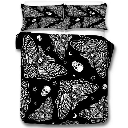 Moth Skull 3D Printing Skeleton Moth Death Skull Three-piece Set