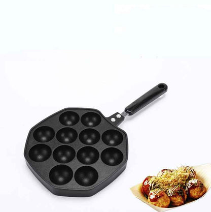 Fish Balls Quail Eggs Grill Pan Takoyaki