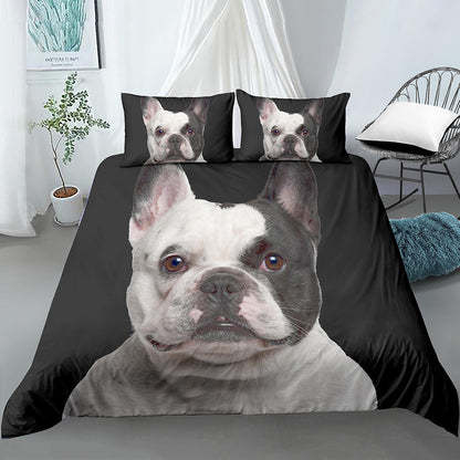 3D Digital Printing Three-piece Sanding Kit Pug Cartoon