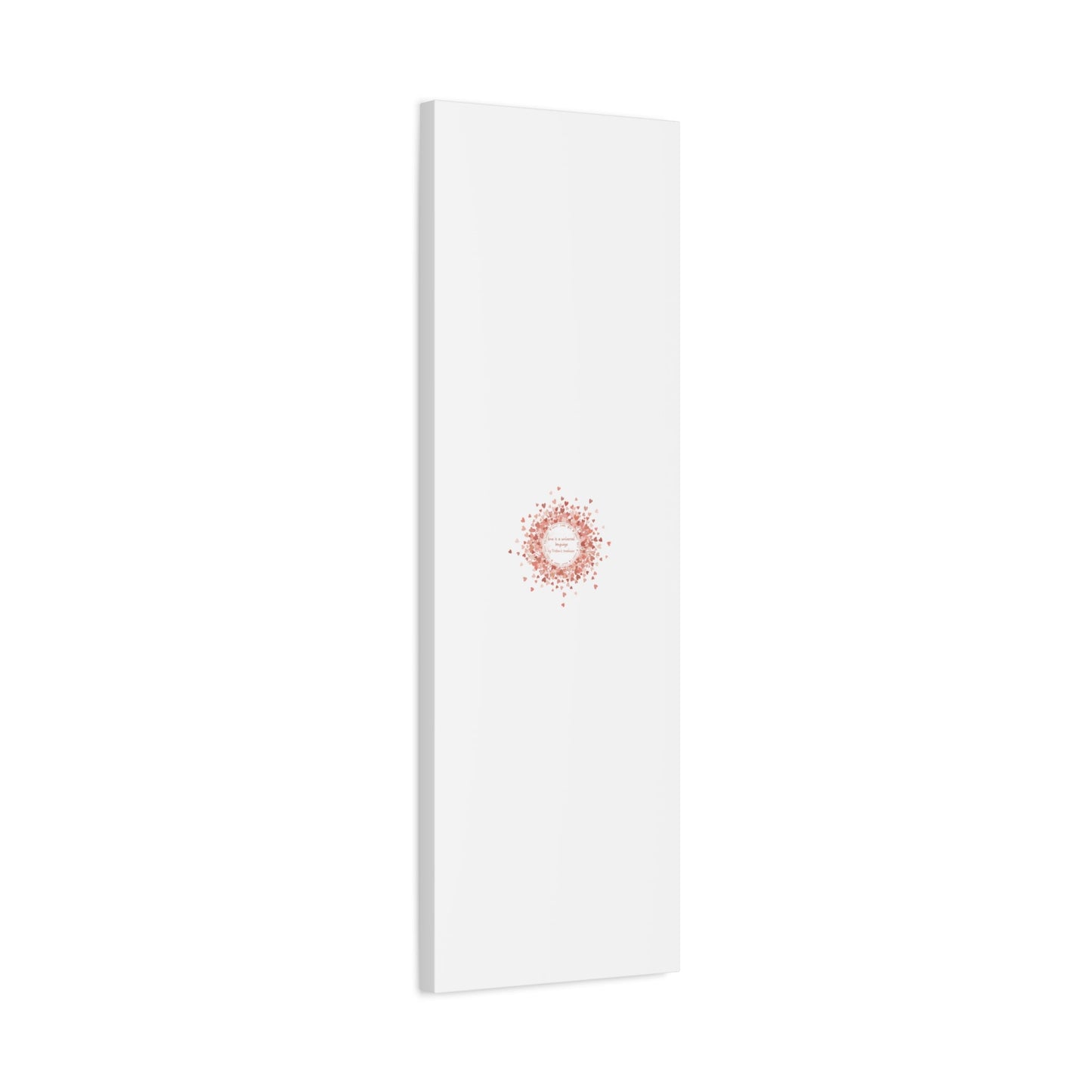Tiny Heart Confetti Canvas | Matte Stretched Wall Art