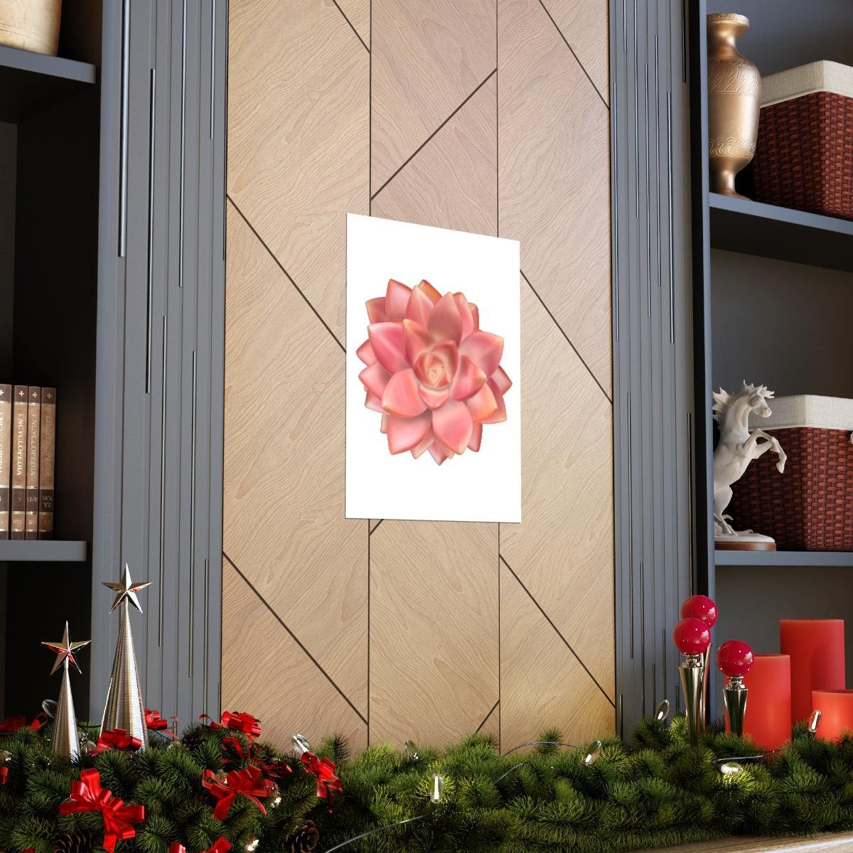 Graptosedum California Sunset Succulent Botanical Print – Unframed Wall Art