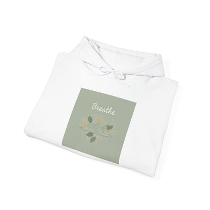 Breathe Leaf Motif Hoodie | nature vibes, forest minimal