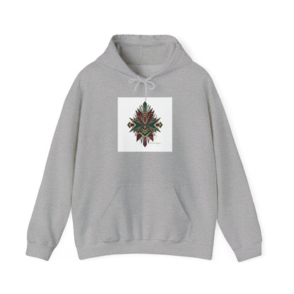 Dark Geometric Crest Hoodie | Gothic Occult Art Sweatshirt