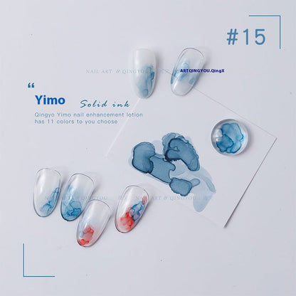 Quick-drying Nail Art Watercolor Shading Fluid Pearlescent Gradient Ink White Gilding Smoke