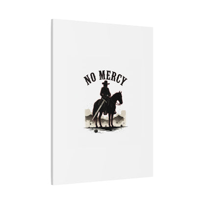 No Mercy Cowboy Skull Canvas | western skull art, gothic Americana