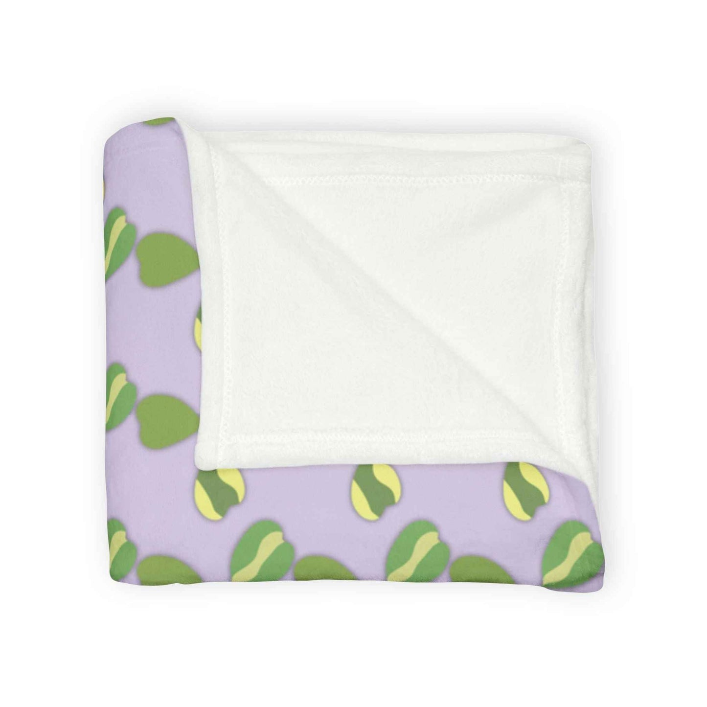 Hoya Kerrii Pattern Cozy Fleece Throw Blanket